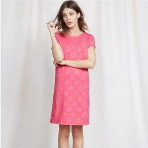 Boden Coralie Jersey Dress – Vivid Pink Sunray Print, 6R